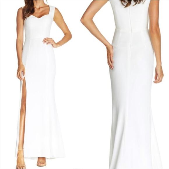 NEW $248 Dress the Population Monroe Side Slit Maxi Dress - Picture 5 of 13